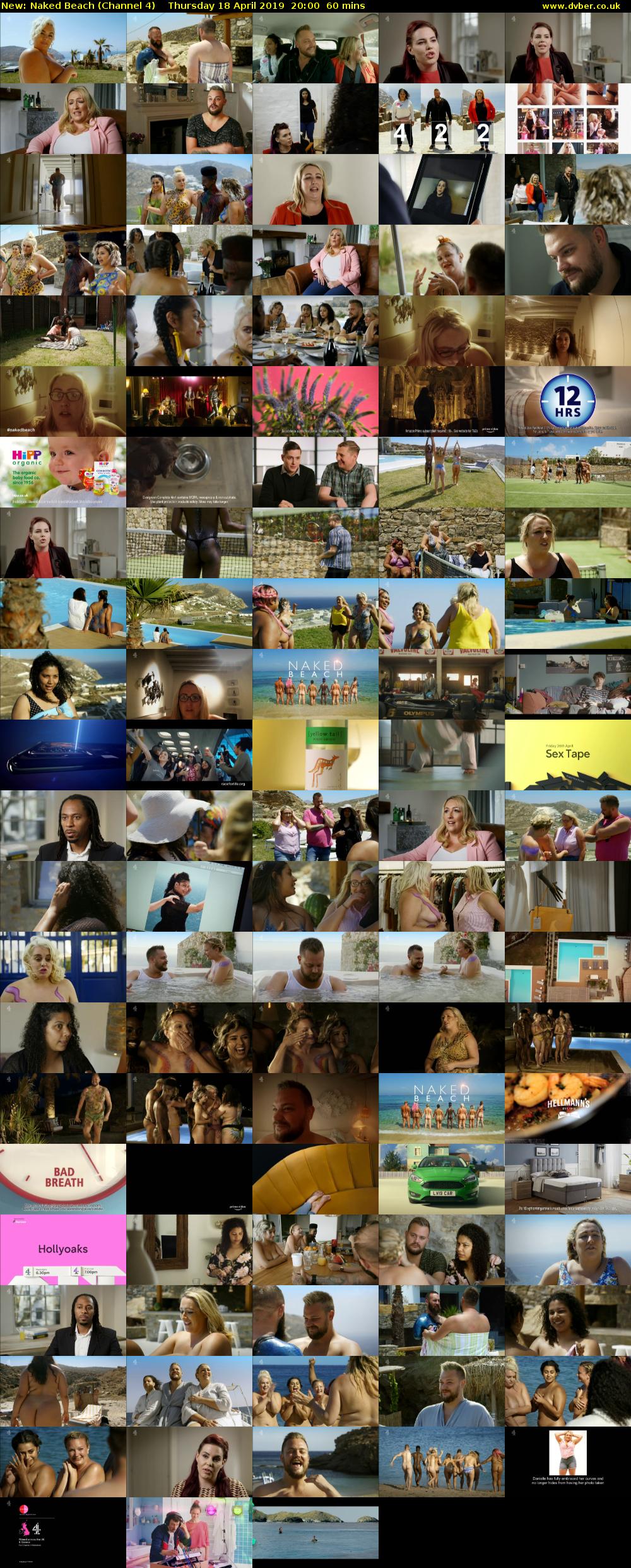 Naked Beach (Channel 4) Thursday 18 April 2019 20:00 - 21:00