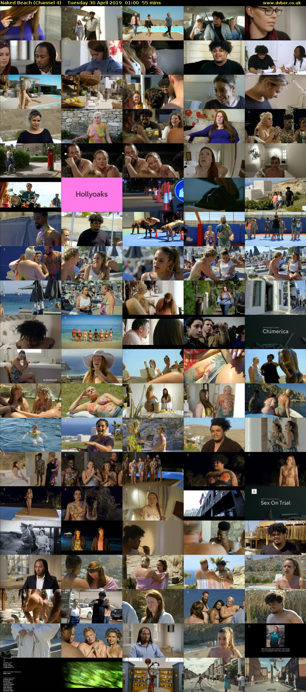Naked Beach (Channel 4) Tuesday 30 April 2019 01:00 - 01:55