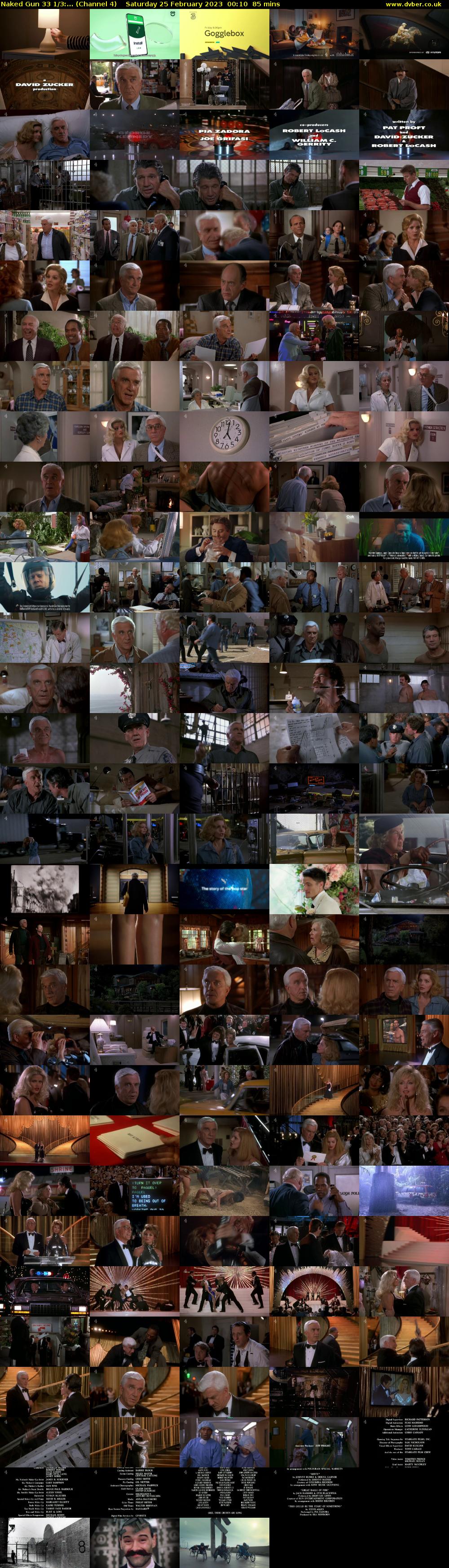 Naked Gun 33 1/3:... (Channel 4) Saturday 25 February 2023 00:10 - 01:35