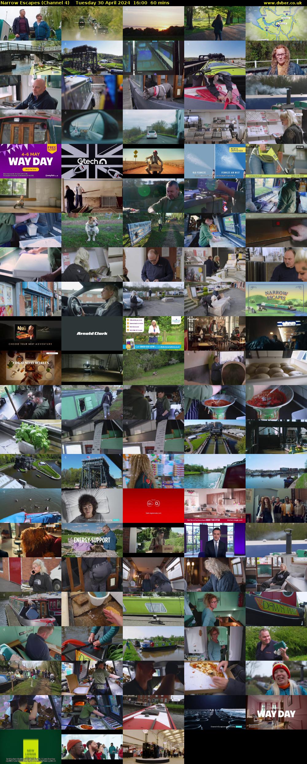 Narrow Escapes (Channel 4) Tuesday 30 April 2024 16:00 - 17:00