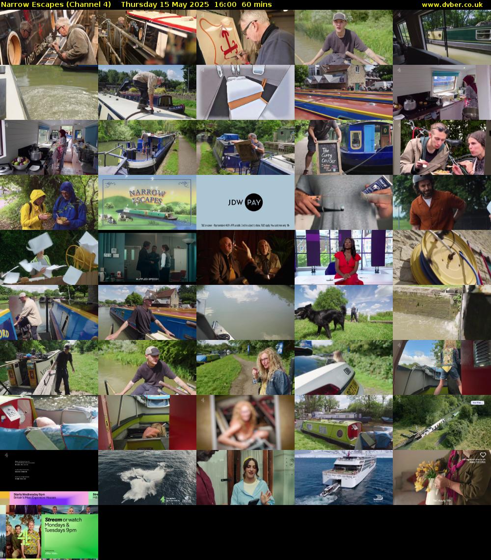 Narrow Escapes (Channel 4) Thursday 15 May 2025 16:00 - 17:00
