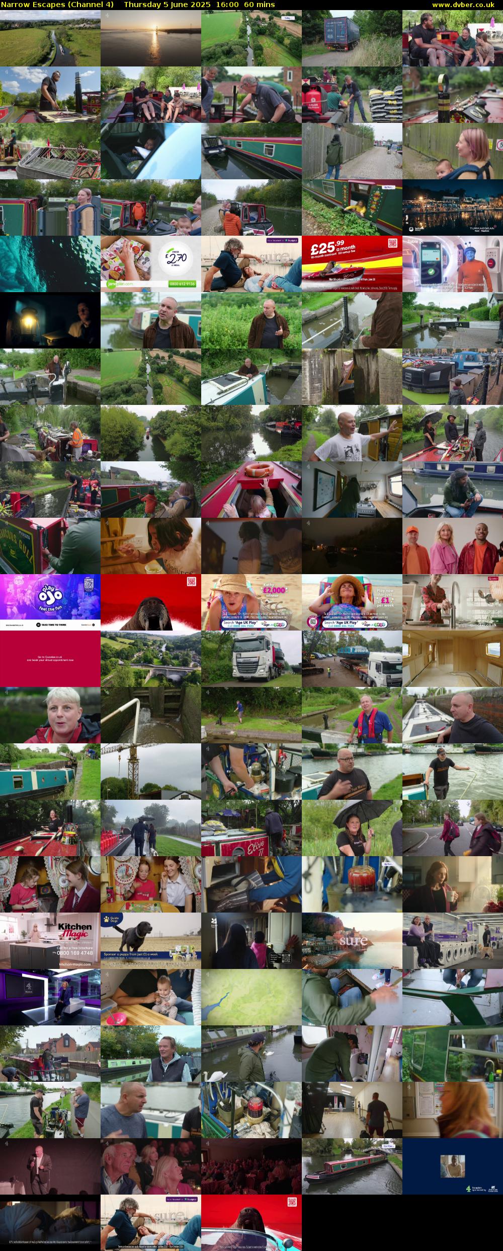 Narrow Escapes (Channel 4) Thursday 5 June 2025 16:00 - 17:00