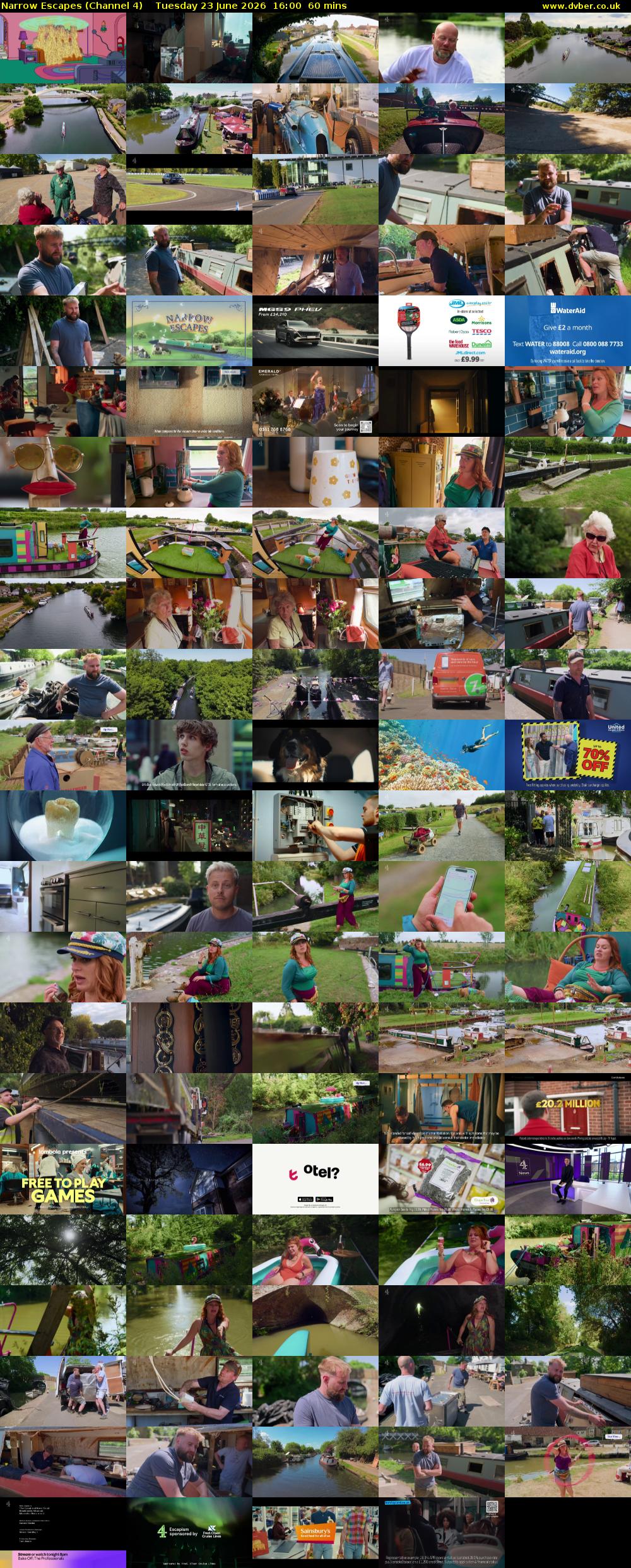 Narrow Escapes (Channel 4) Tuesday 23 June 2026 16:00 - 17:00