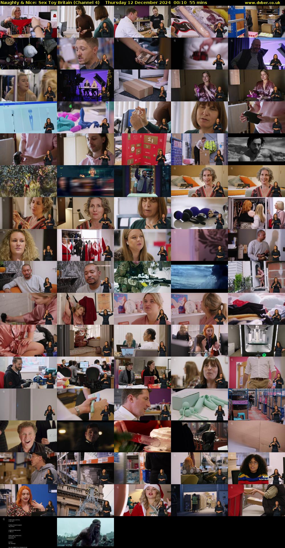 Naughty & Nice: Sex Toy Britain (Channel 4) Thursday 12 December 2024 00:10 - 01:05