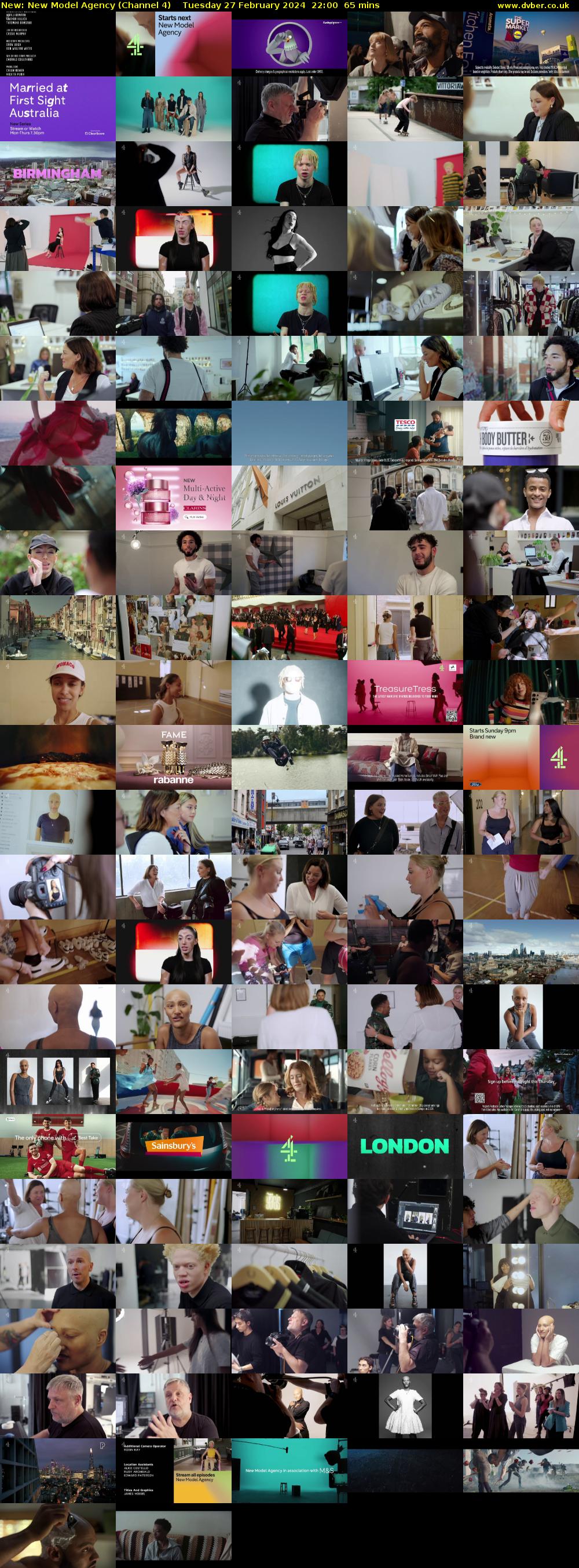 New Model Agency (Channel 4) Tuesday 27 February 2024 22:00 - 23:05