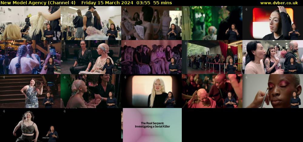 New Model Agency (Channel 4) Friday 15 March 2024 03:55 - 04:50