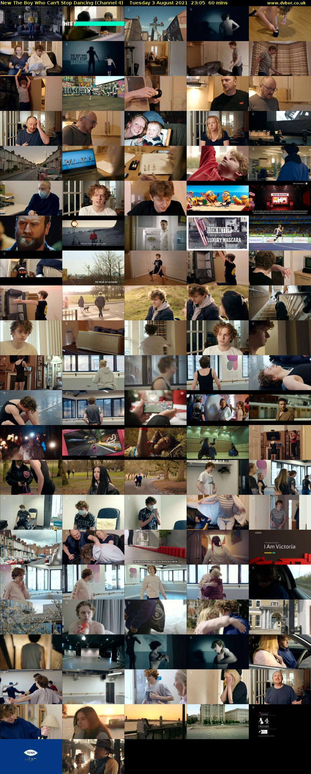 New The Boy Who Can't Stop Dancing (Channel 4) Tuesday 3 August 2021 23:05 - 00:05