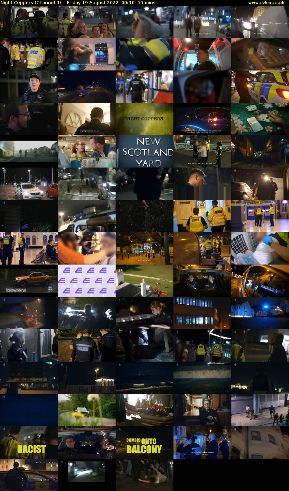 Night Coppers (Channel 4) Friday 19 August 2022 00:10 - 01:05