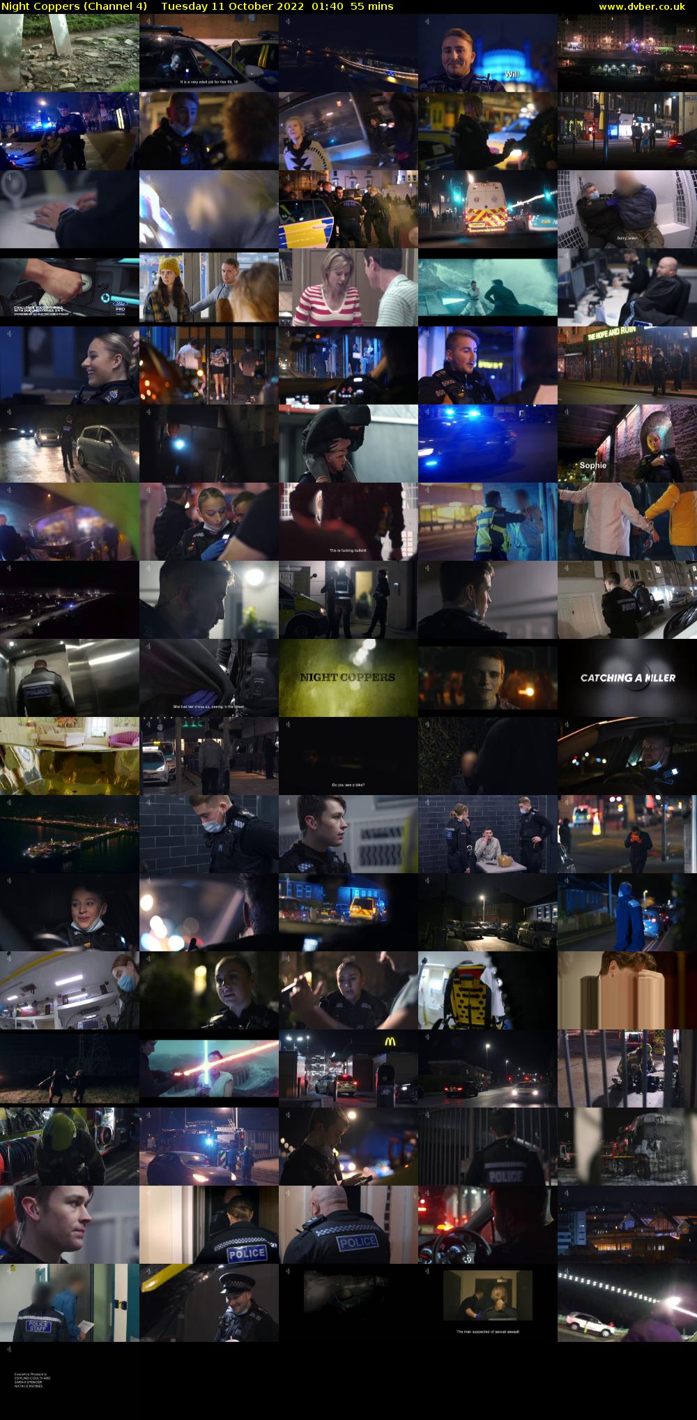Night Coppers (Channel 4) Tuesday 11 October 2022 01:40 - 02:35
