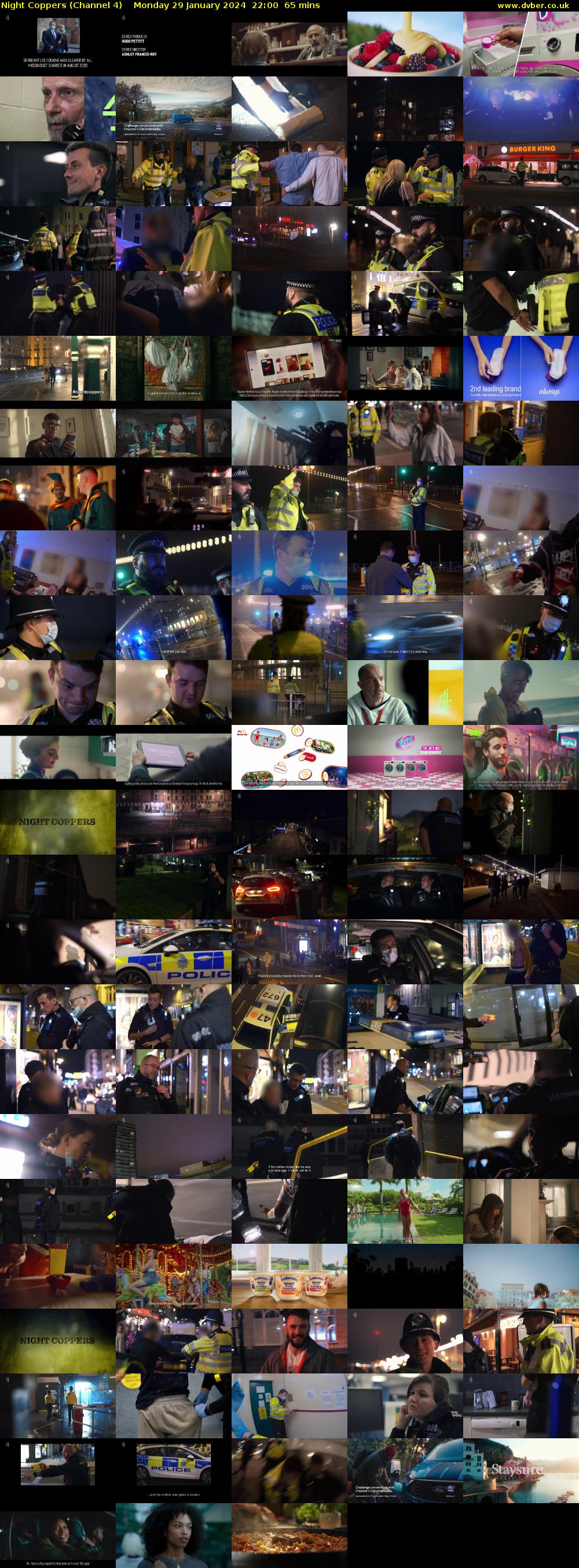 Night Coppers (Channel 4) Monday 29 January 2024 22:00 - 23:05