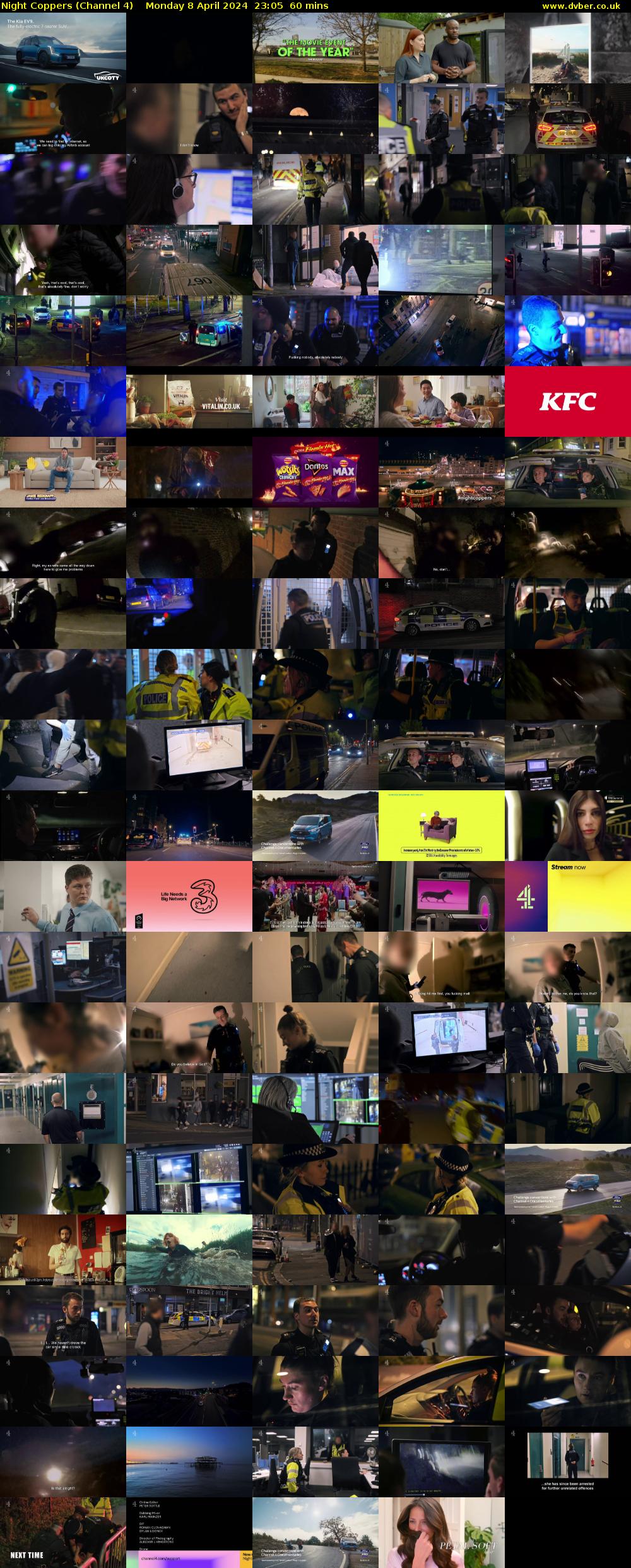 Night Coppers (Channel 4) Monday 8 April 2024 23:05 - 00:05