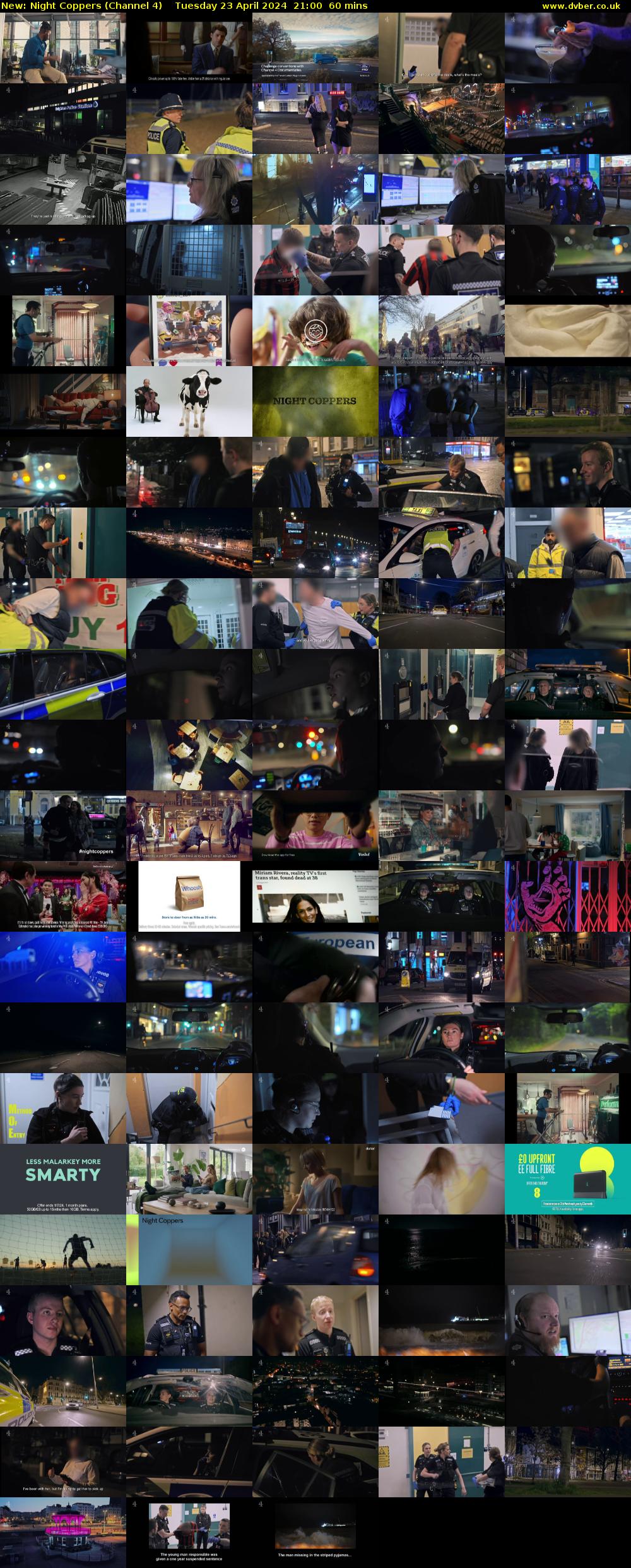 Night Coppers (Channel 4) Tuesday 23 April 2024 21:00 - 22:00