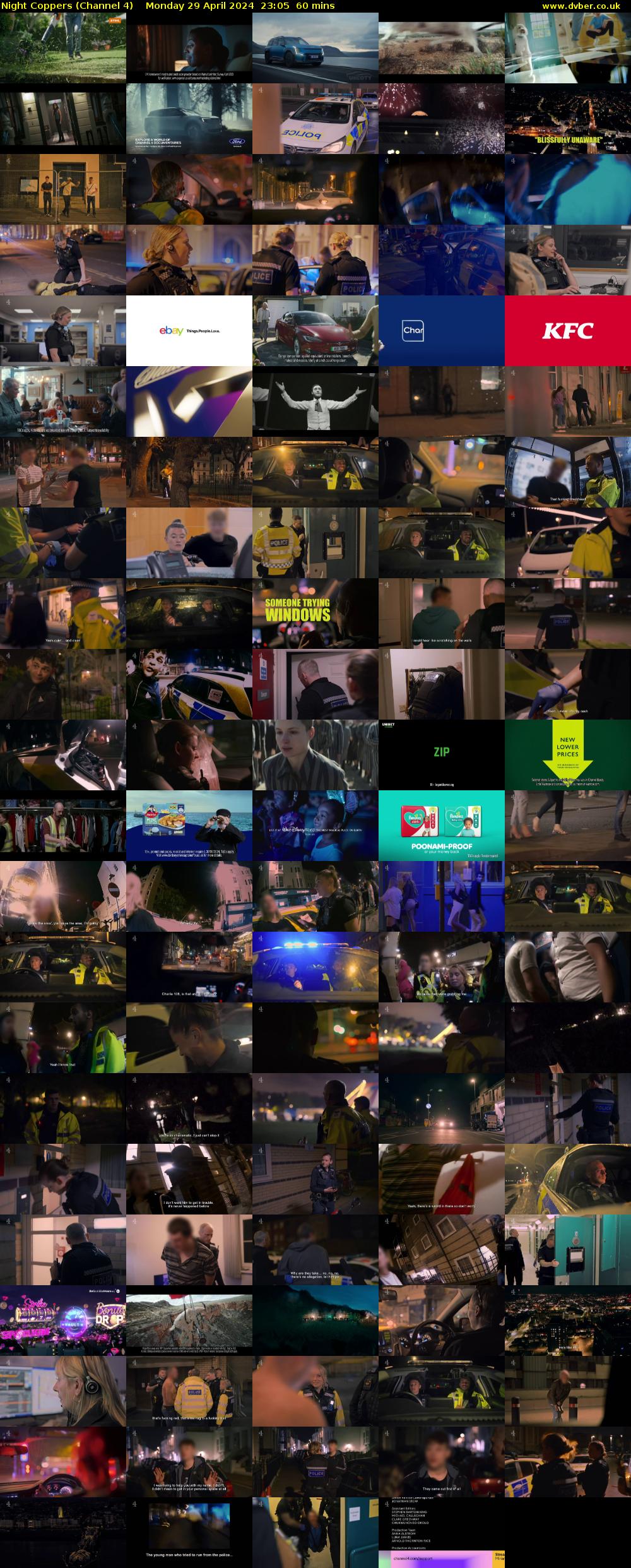 Night Coppers (Channel 4) Monday 29 April 2024 23:05 - 00:05