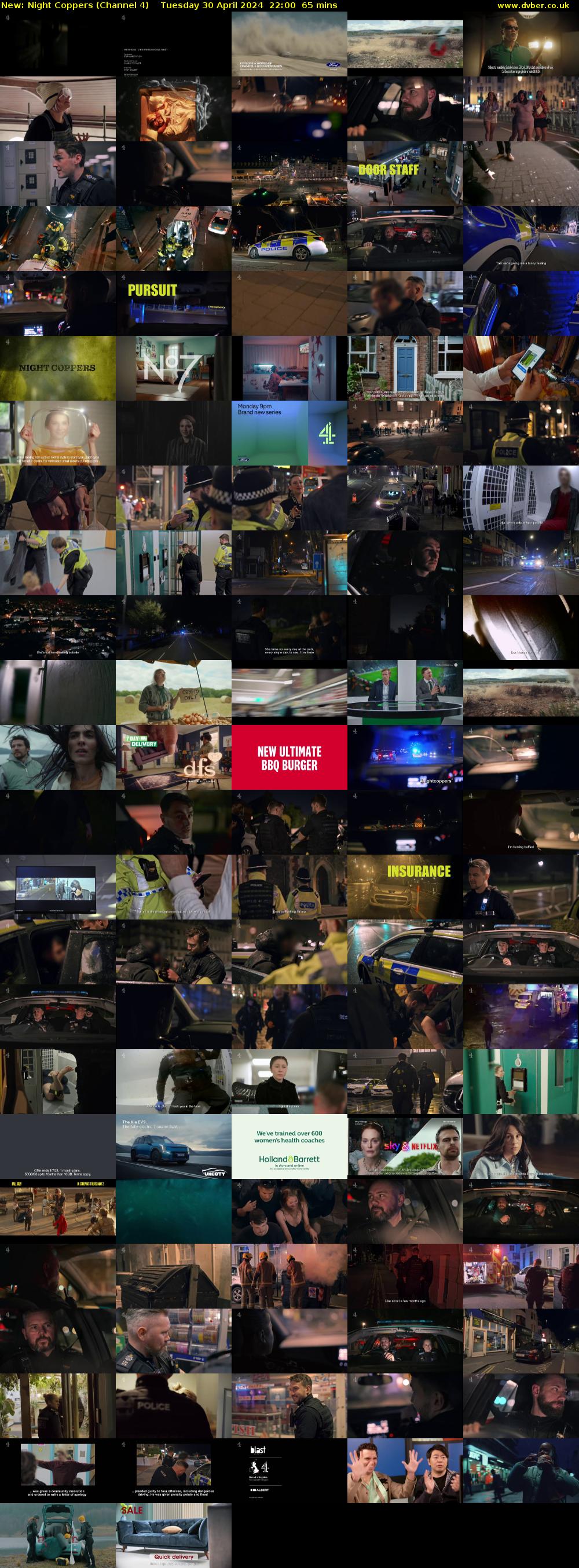 Night Coppers (Channel 4) Tuesday 30 April 2024 22:00 - 23:05