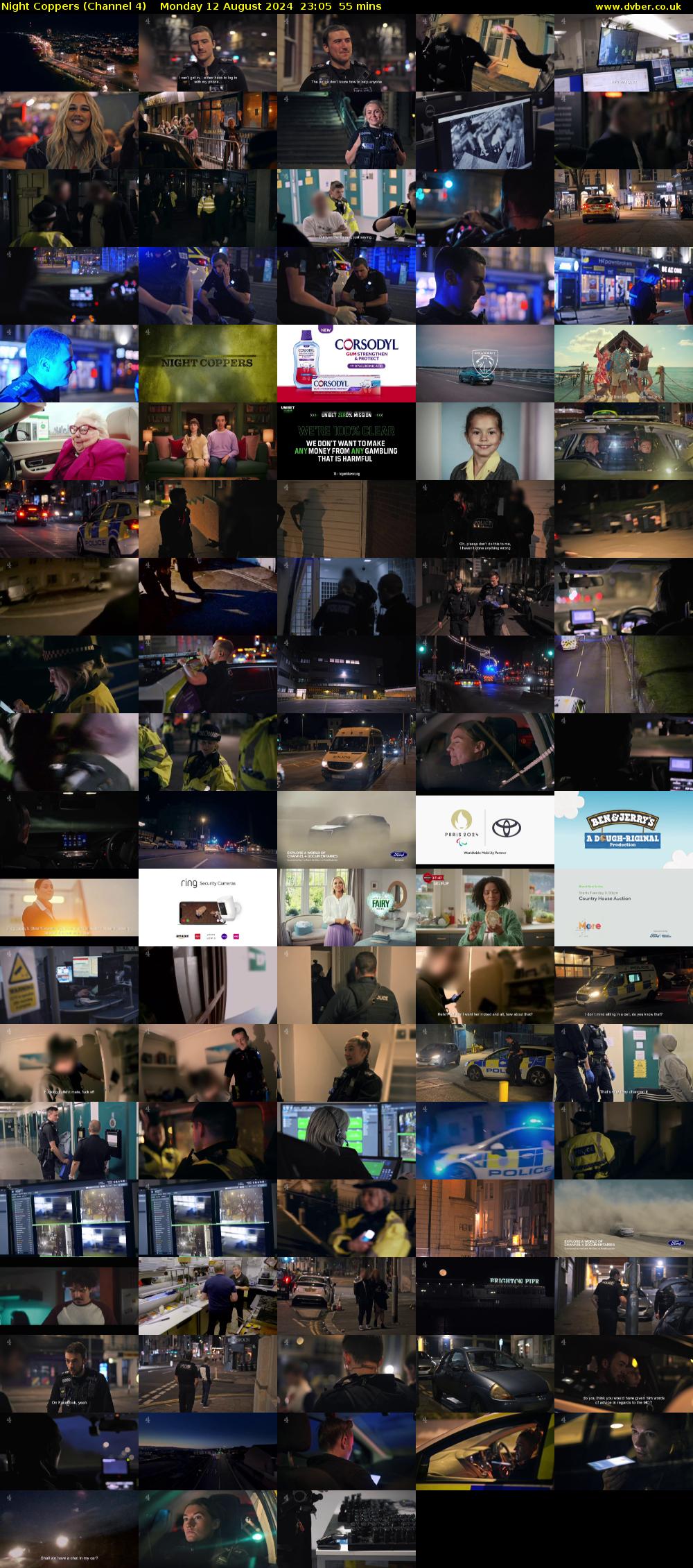 Night Coppers (Channel 4) Monday 12 August 2024 23:05 - 00:00