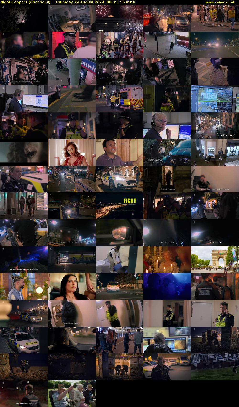Night Coppers (Channel 4) Thursday 29 August 2024 00:35 - 01:30