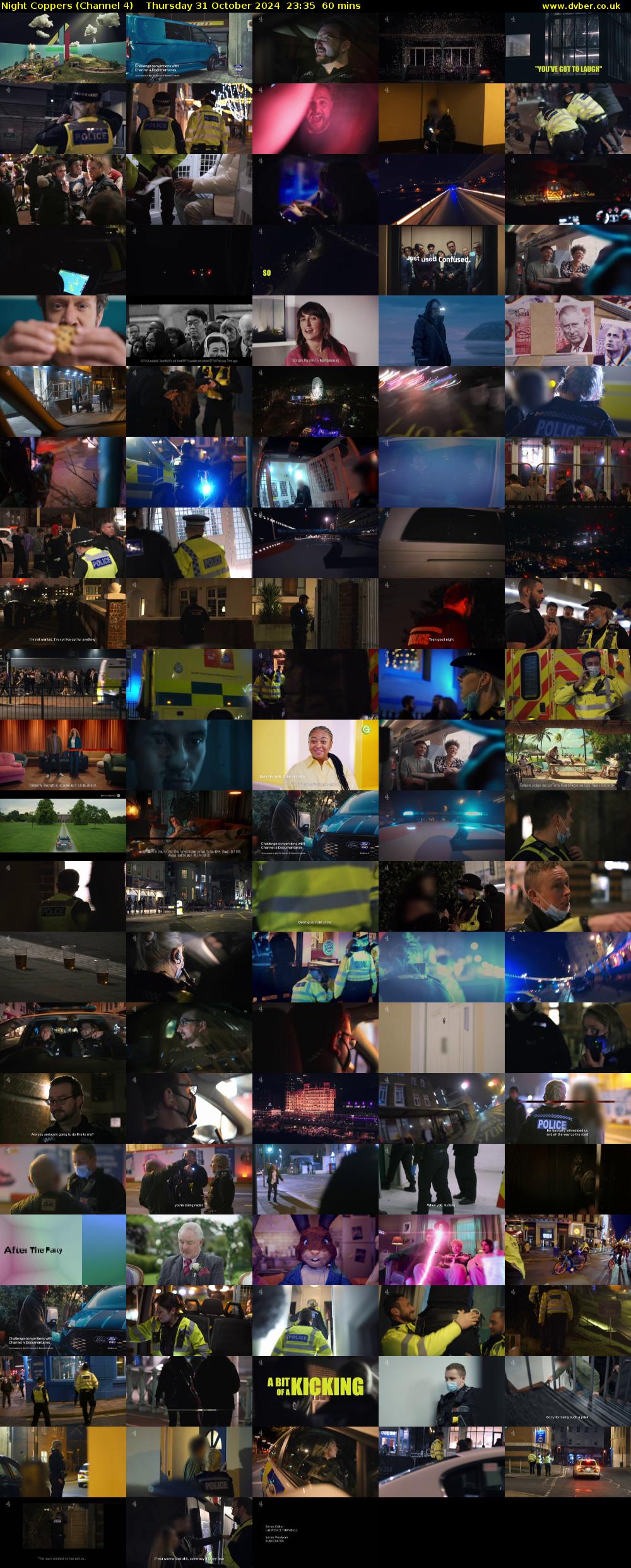 Night Coppers (Channel 4) Thursday 31 October 2024 23:35 - 00:35