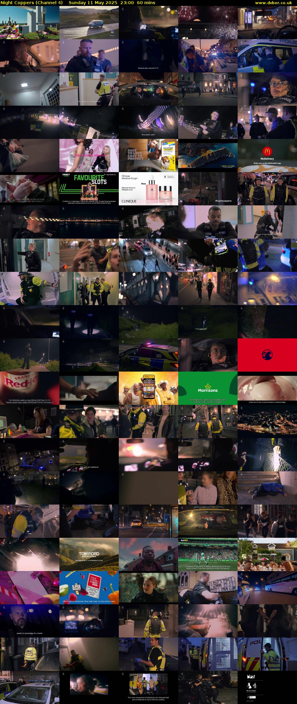 Night Coppers (Channel 4) Sunday 11 May 2025 23:00 - 00:00