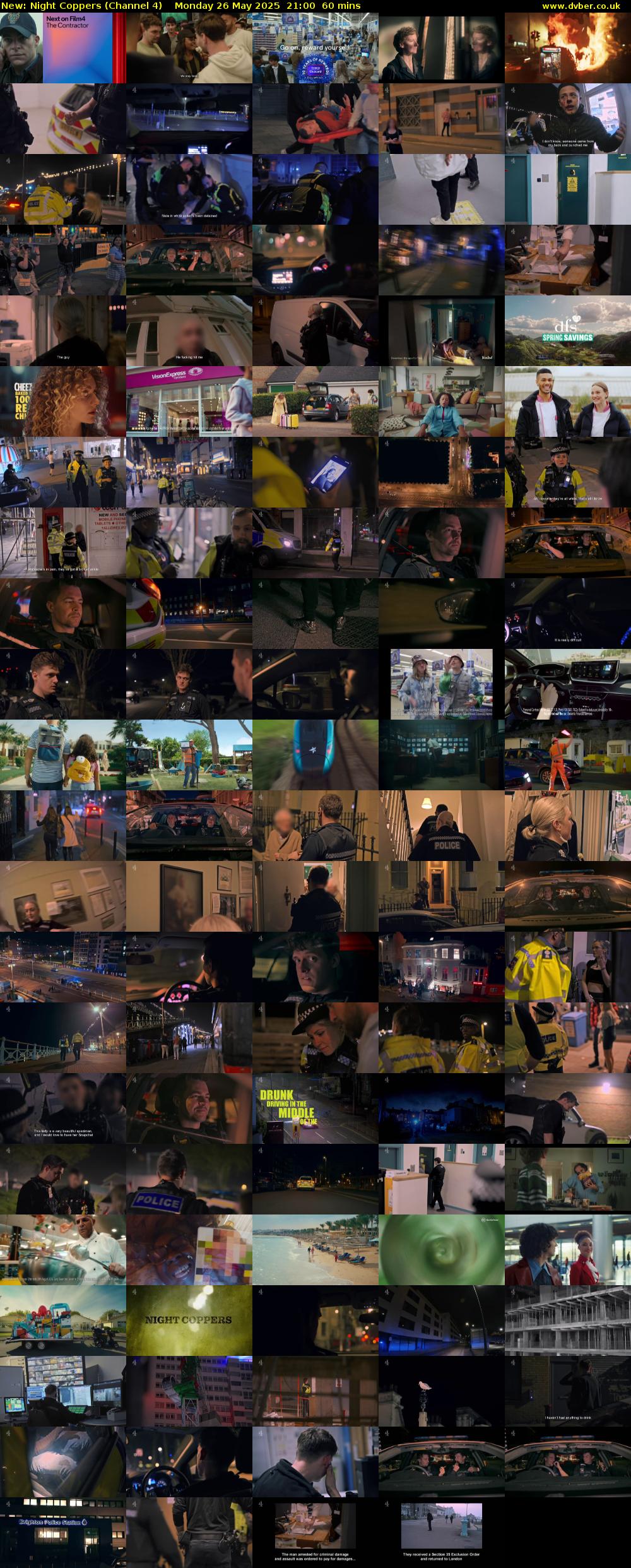 Night Coppers (Channel 4) Monday 26 May 2025 21:00 - 22:00