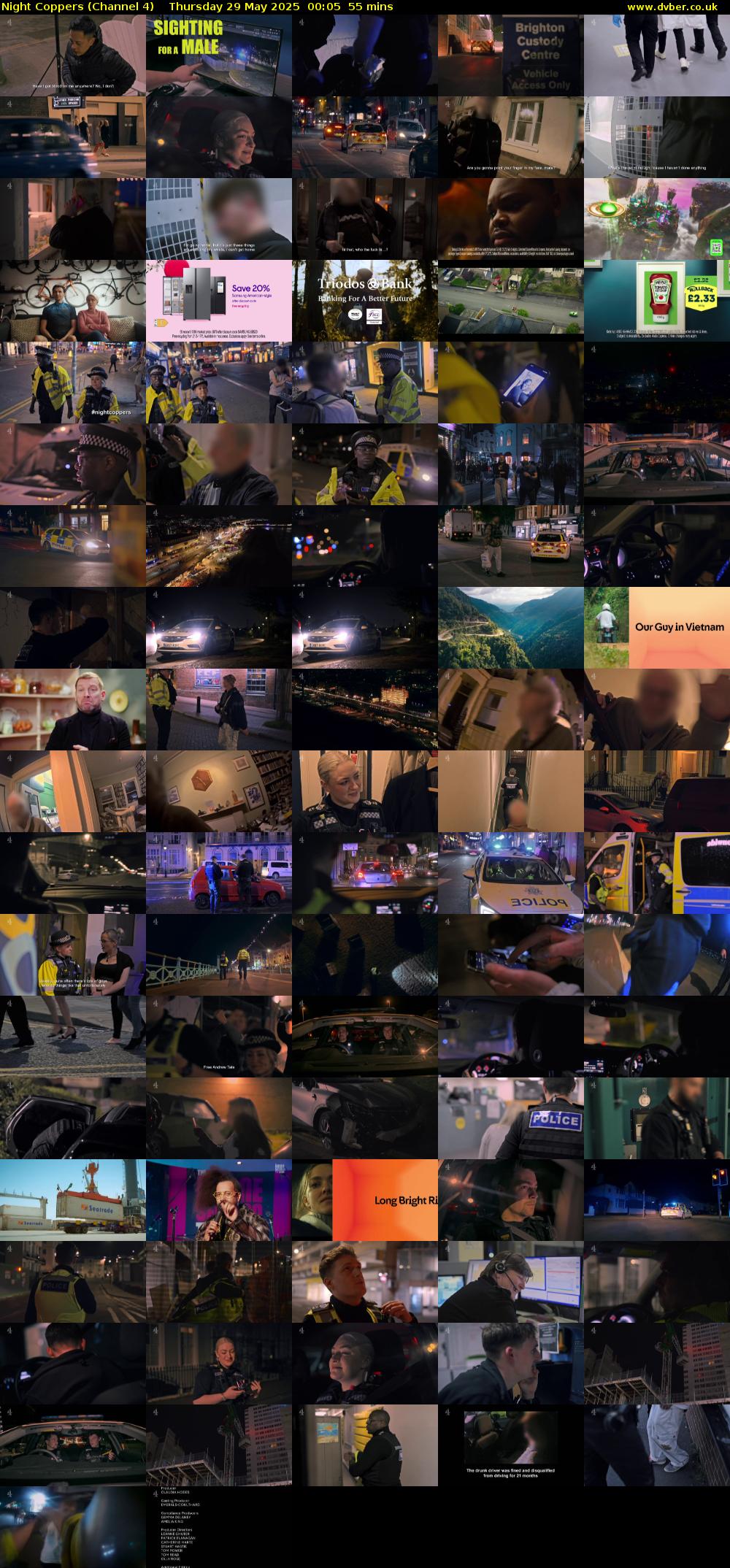 Night Coppers (Channel 4) Thursday 29 May 2025 00:05 - 01:00
