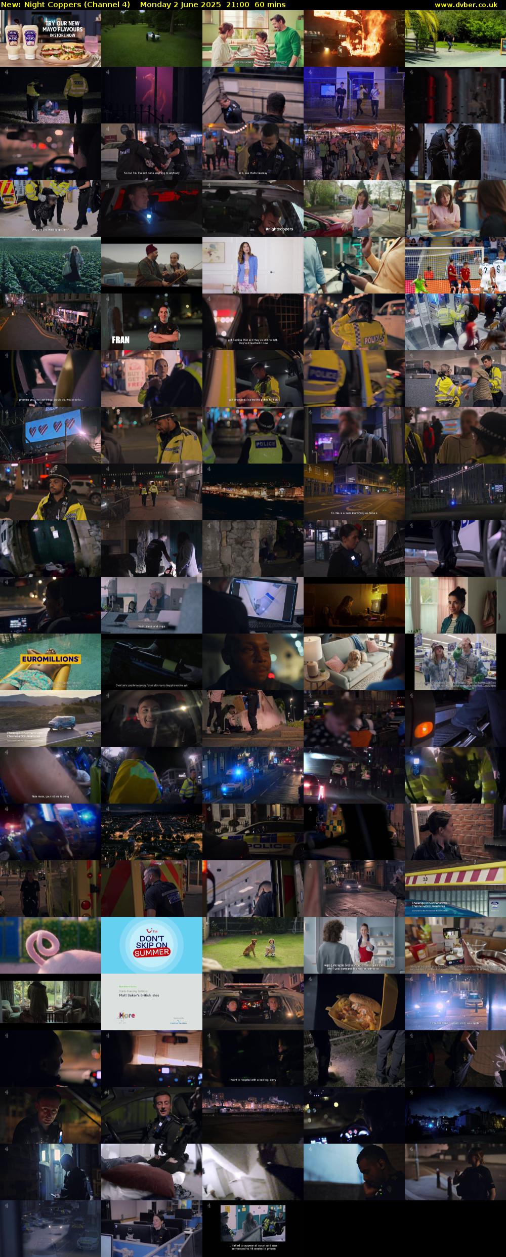 Night Coppers (Channel 4) Monday 2 June 2025 21:00 - 22:00
