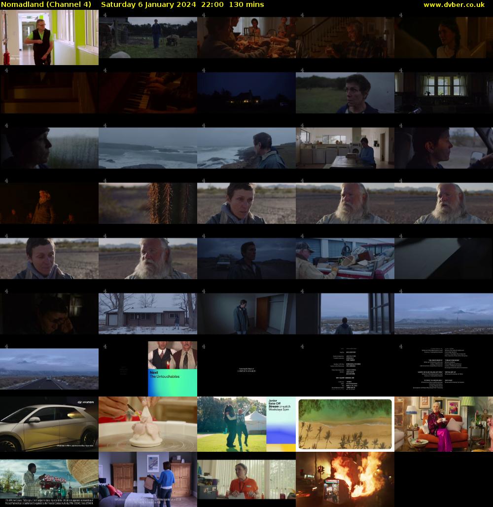 Nomadland (Channel 4) Saturday 6 January 2024 22:00 - 00:10