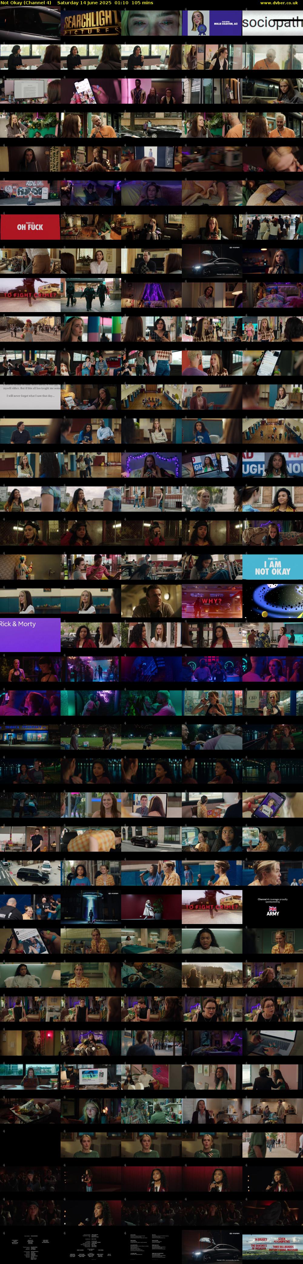 Not Okay (Channel 4) Saturday 14 June 2025 01:10 - 02:55