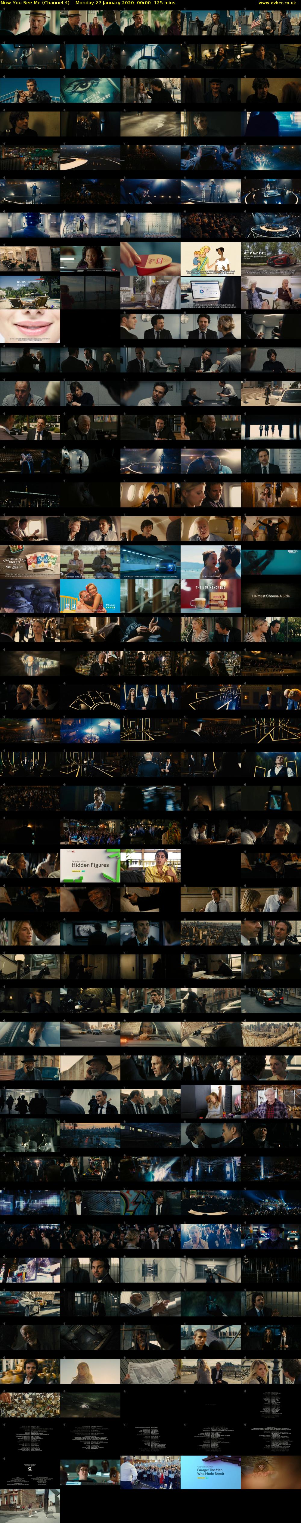 Now You See Me (Channel 4) Monday 27 January 2020 00:00 - 02:05