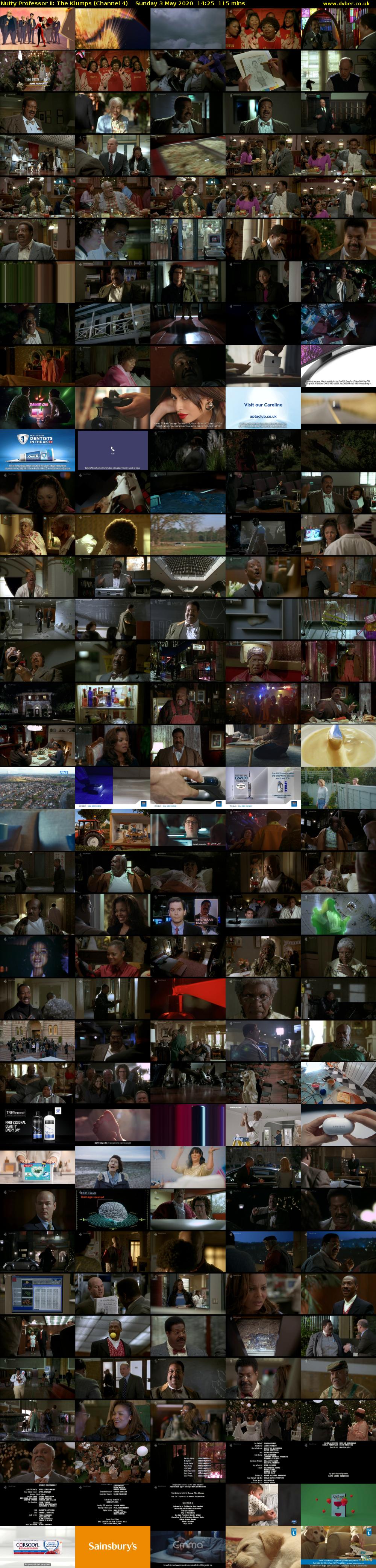 Nutty Professor II: The Klumps (Channel 4) Sunday 3 May 2020 14:25 - 16:20
