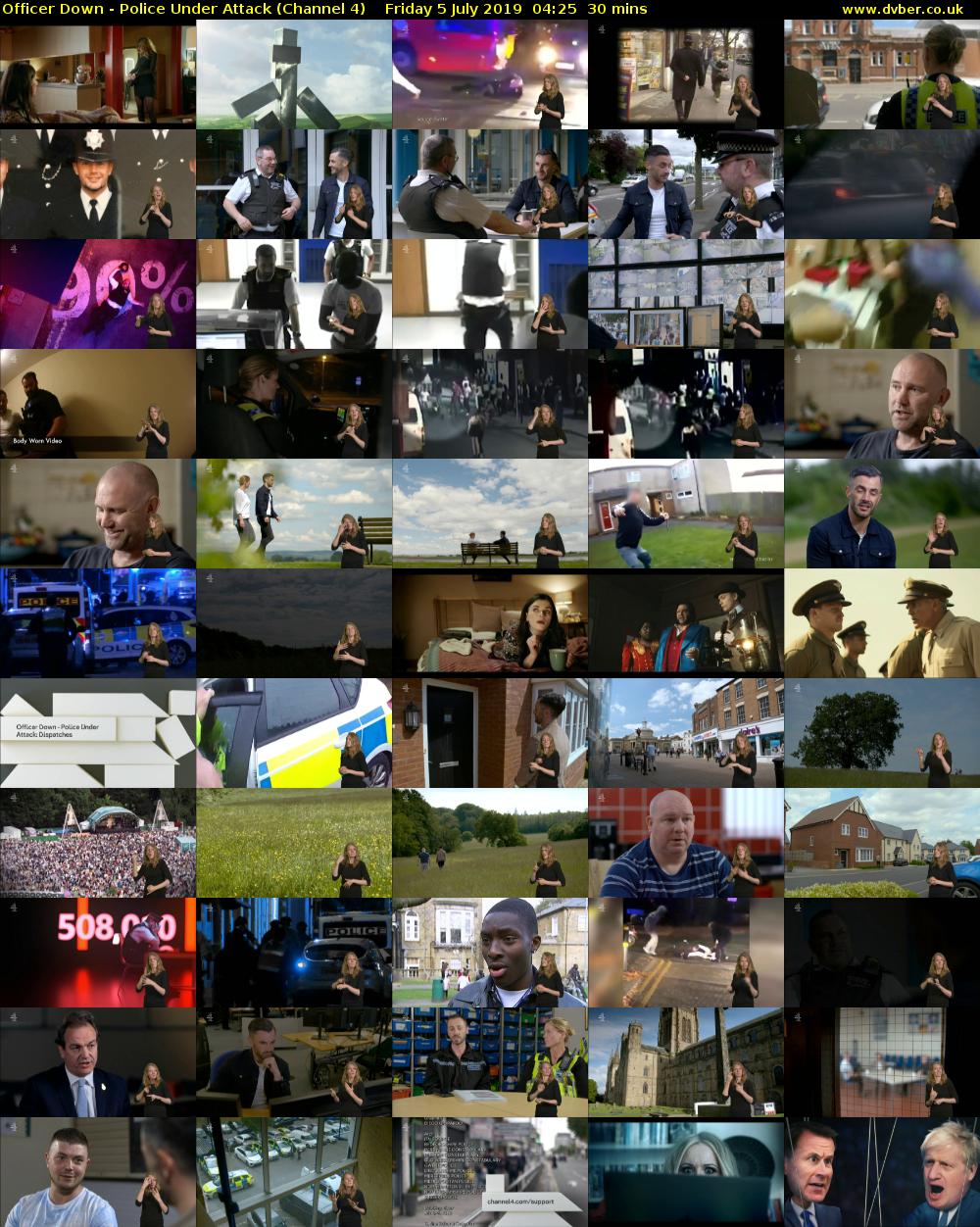Officer Down - Police Under Attack (Channel 4) Friday 5 July 2019 04:25 - 04:55