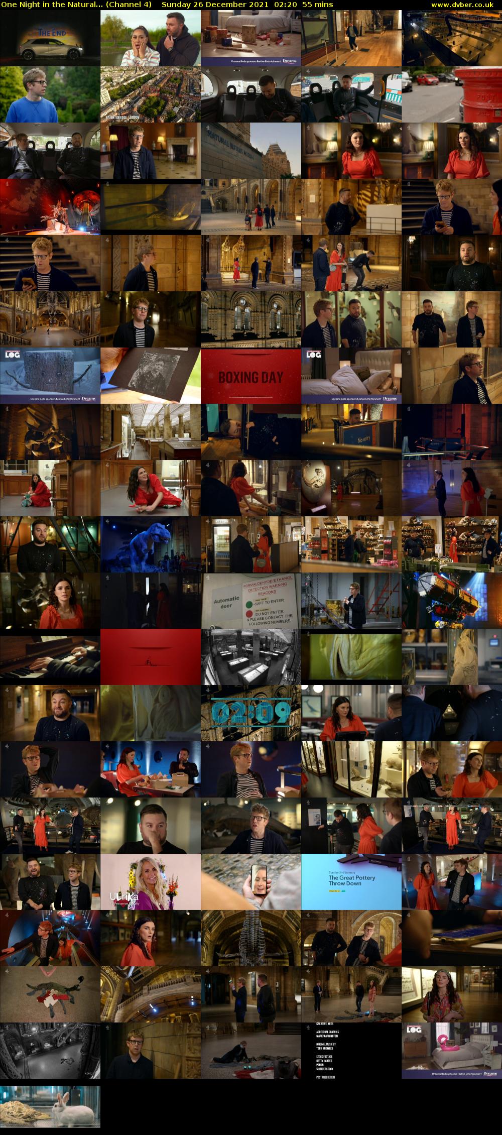 One Night in the Natural... (Channel 4) Sunday 26 December 2021 02:20 - 03:15