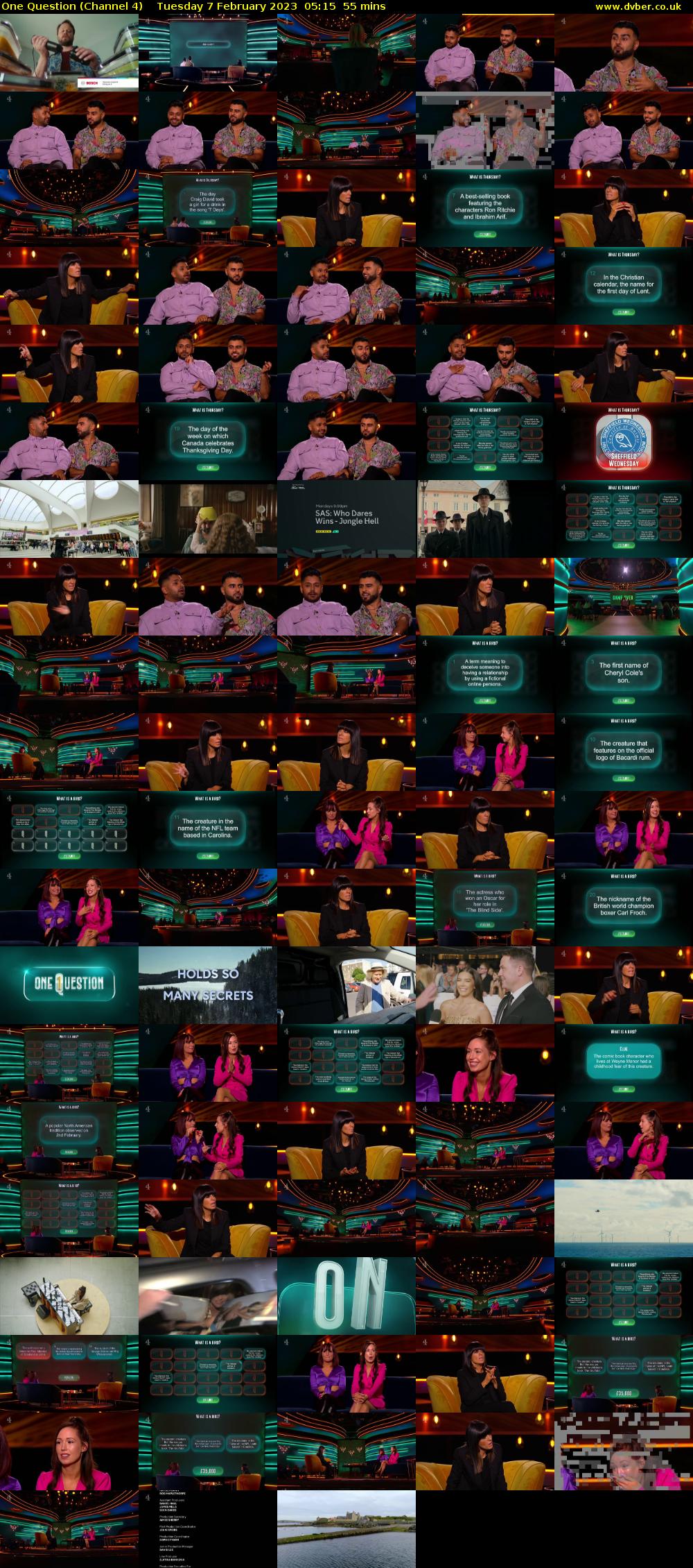 One Question (Channel 4) Tuesday 7 February 2023 05:15 - 06:10