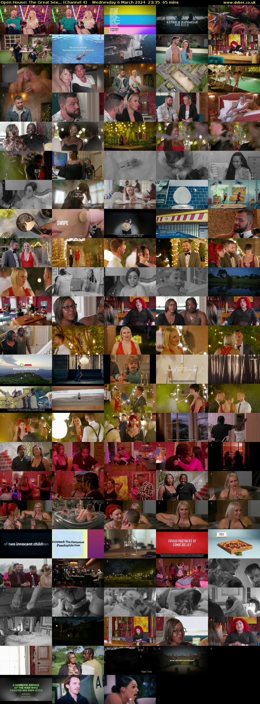 Open House: The Great Sex... (Channel 4) Wednesday 6 March 2024 23:35 - 00:40