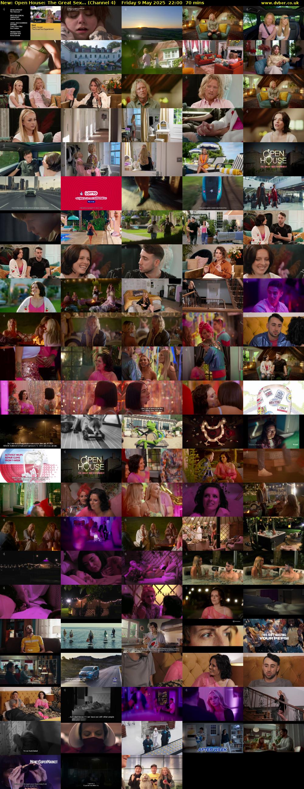 Open House: The Great Sex... (Channel 4) Friday 9 May 2025 22:00 - 23:10