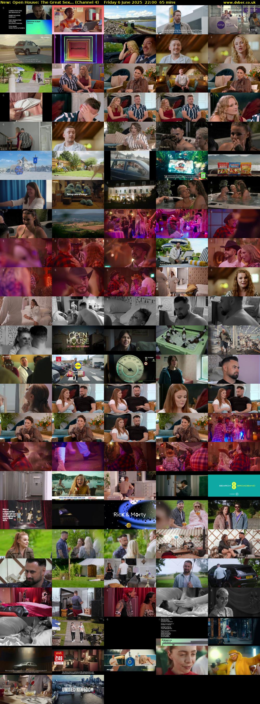 Open House: The Great Sex... (Channel 4) Friday 6 June 2025 22:00 - 23:05