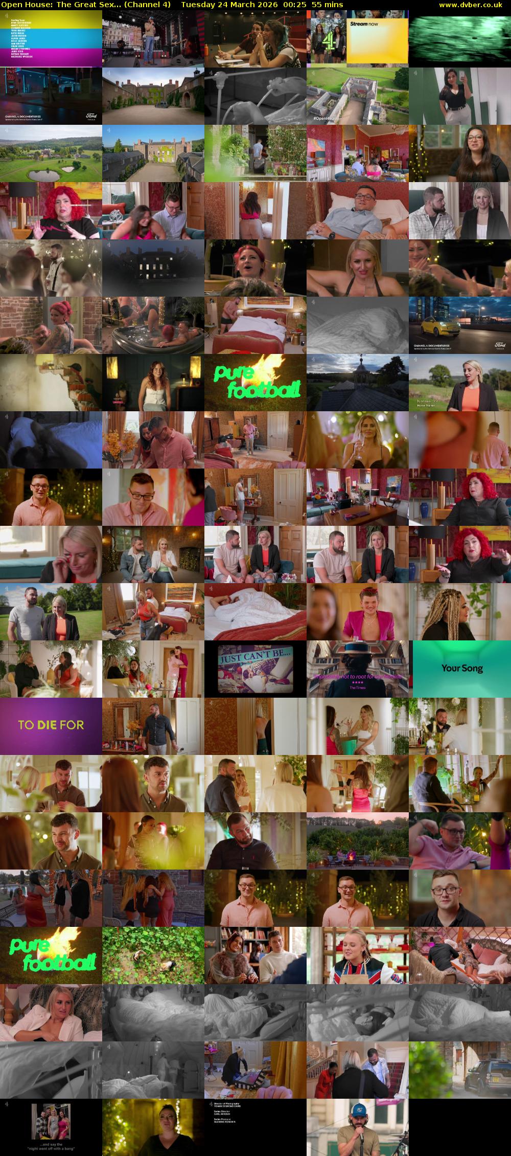 Open House: The Great Sex... (Channel 4) Tuesday 24 March 2026 00:25 - 01:20
