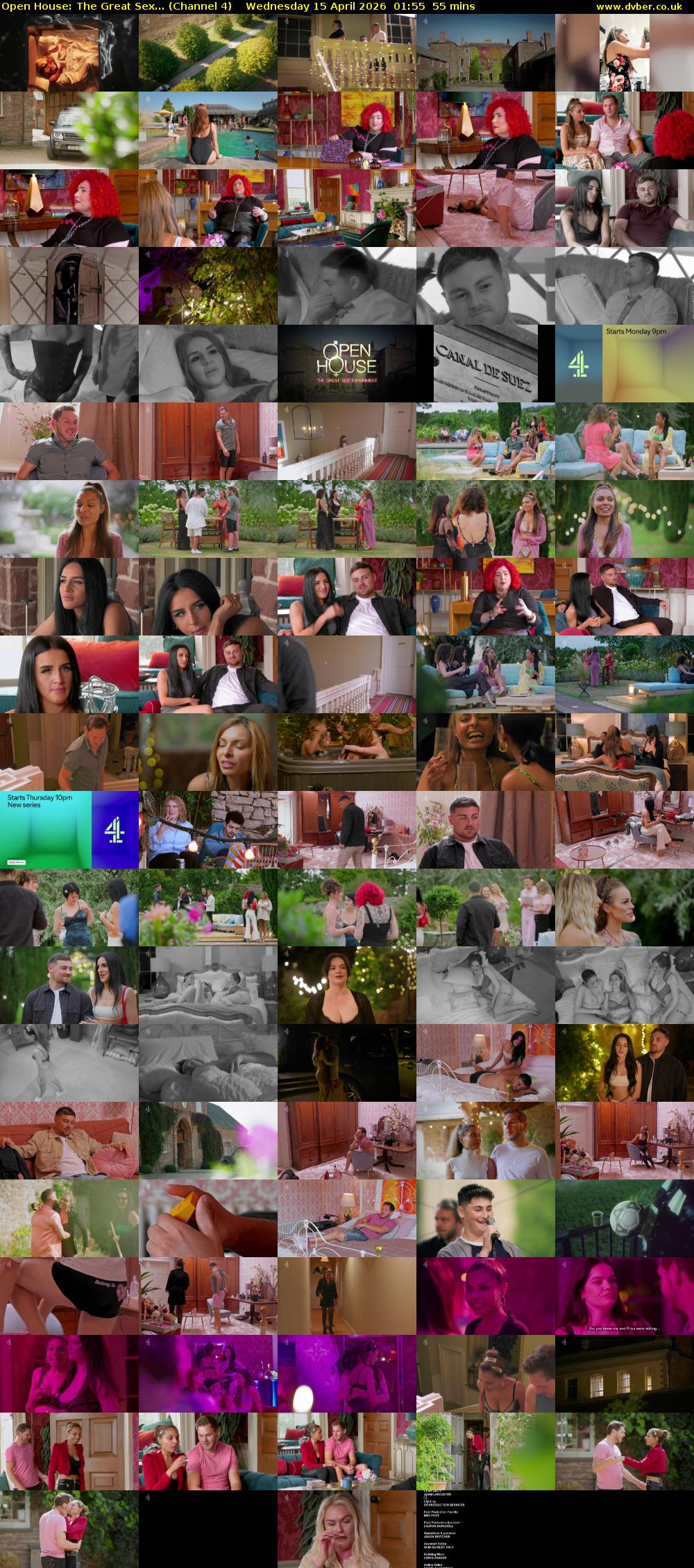 Open House: The Great Sex... (Channel 4) Wednesday 15 April 2026 01:55 - 02:50