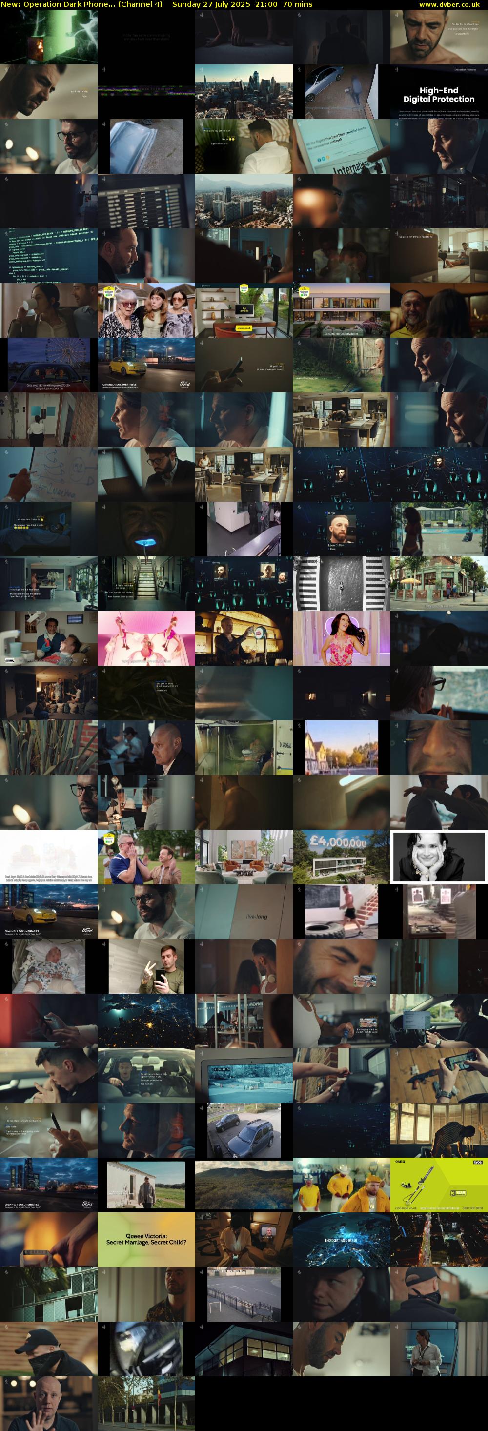 Operation Dark Phone... (Channel 4) Sunday 27 July 2025 21:00 - 22:10