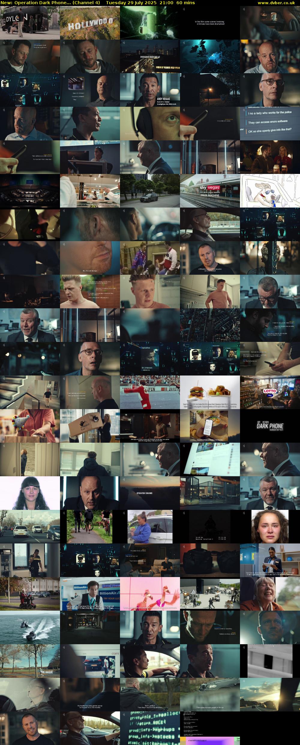 Operation Dark Phone... (Channel 4) Tuesday 29 July 2025 21:00 - 22:00