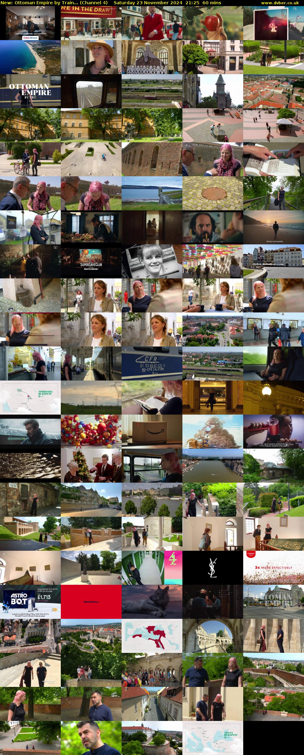 Ottoman Empire by Train... (Channel 4) Saturday 23 November 2024 21:25 - 22:25