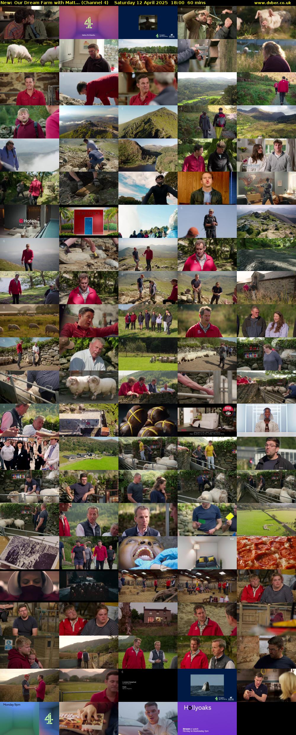 Our Dream Farm with Matt... (Channel 4) Saturday 12 April 2025 18:00 - 19:00