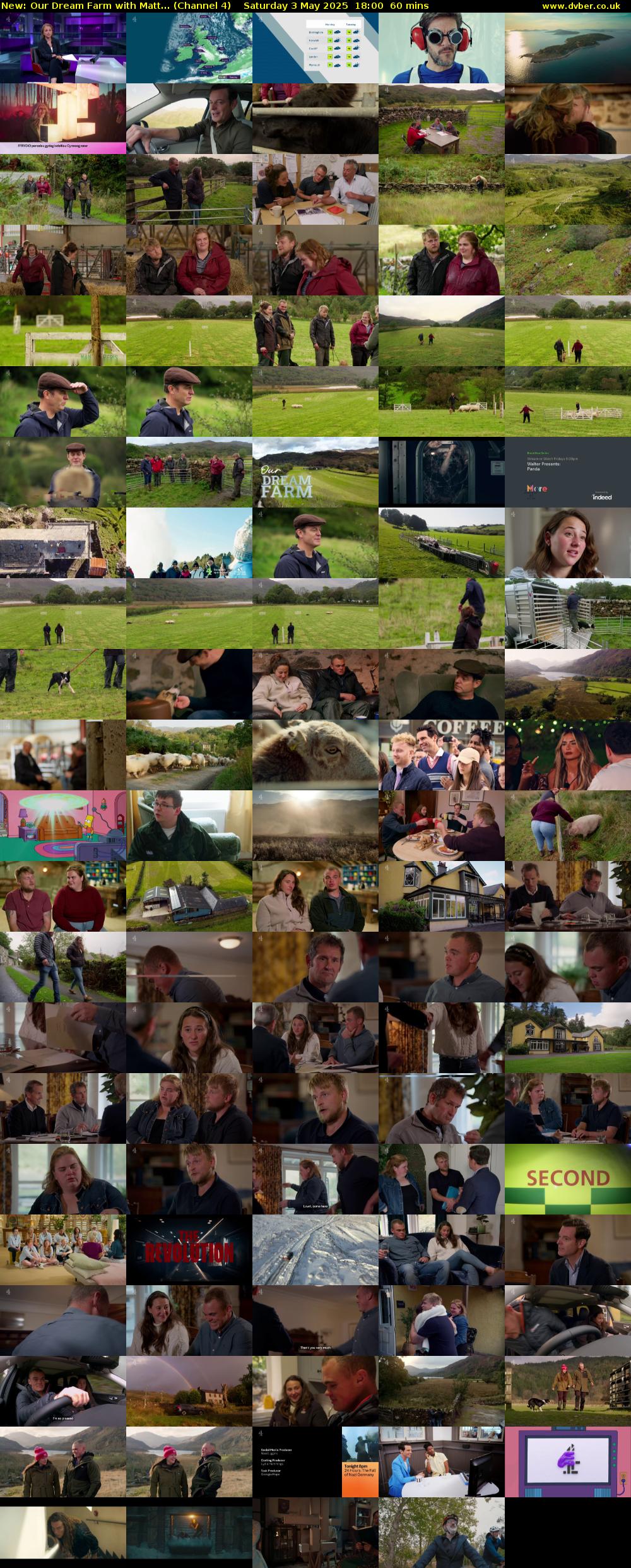 Our Dream Farm with Matt... (Channel 4) Saturday 3 May 2025 18:00 - 19:00
