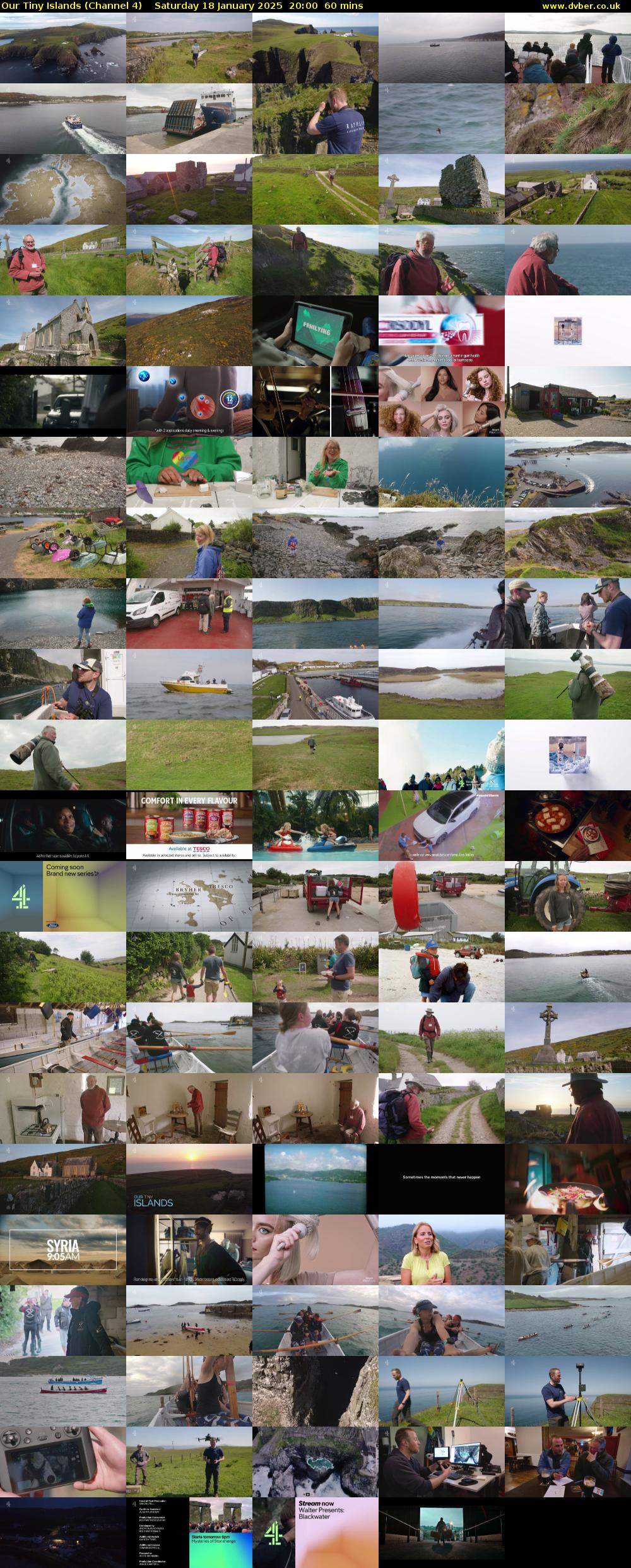 Our Tiny Islands (Channel 4) Saturday 18 January 2025 20:00 - 21:00
