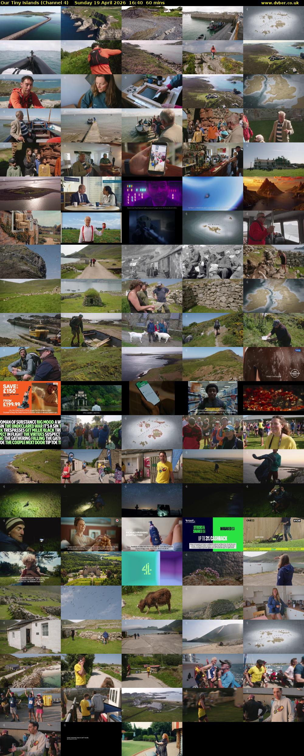 Our Tiny Islands (Channel 4) Sunday 19 April 2026 16:40 - 17:40