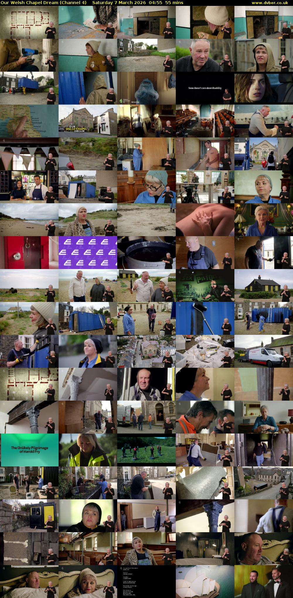 Our Welsh Chapel Dream (Channel 4) Saturday 7 March 2026 04:55 - 05:50