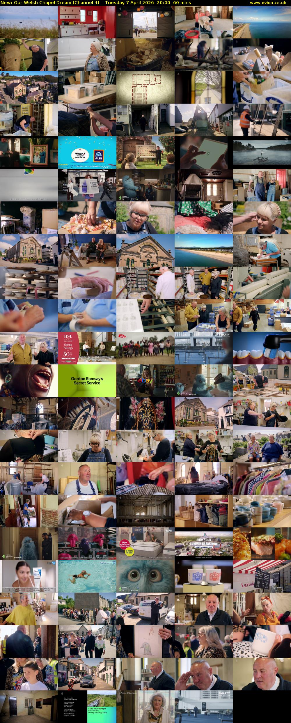 Our Welsh Chapel Dream (Channel 4) Tuesday 7 April 2026 20:00 - 21:00