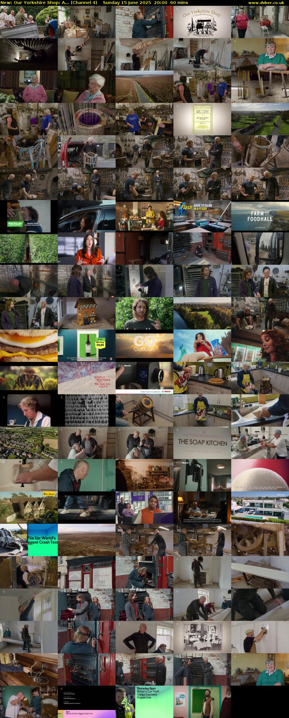Our Yorkshire Shop: A... (Channel 4) Sunday 15 June 2025 20:00 - 21:00