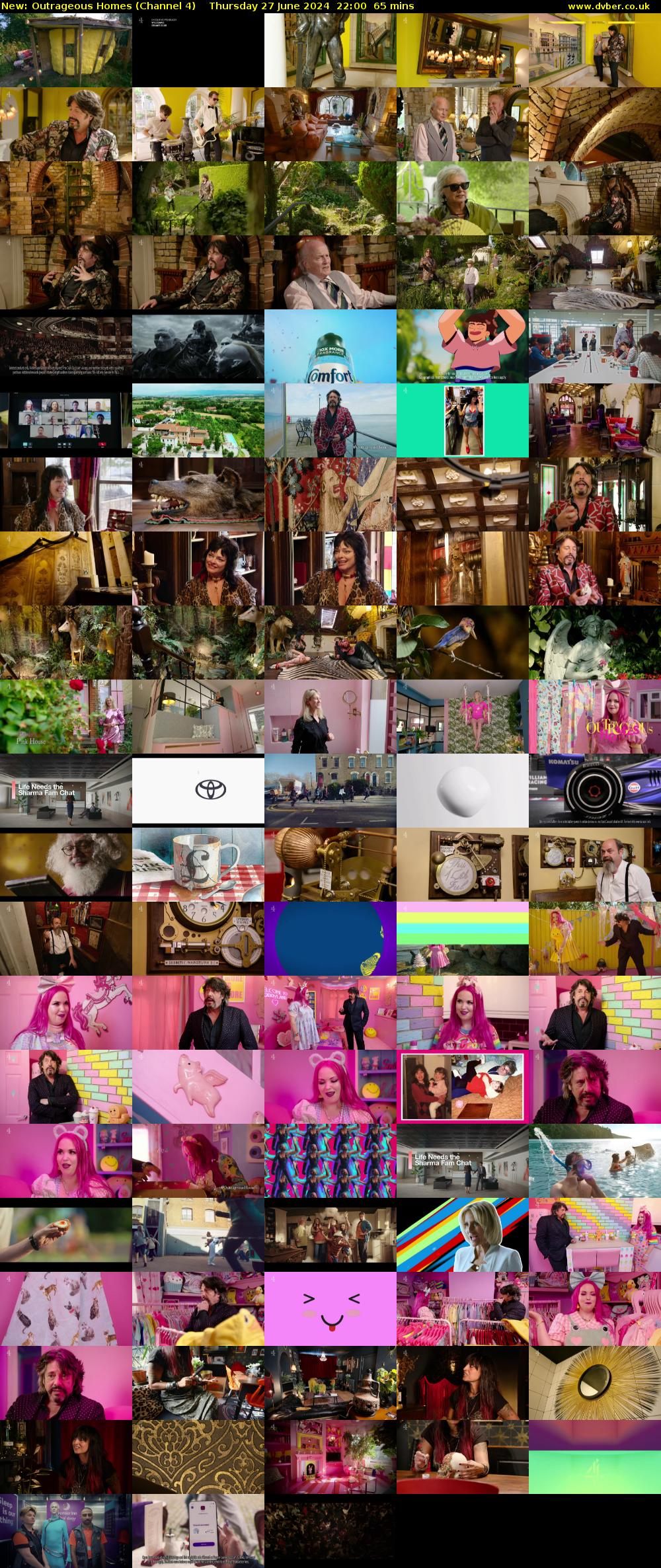 Outrageous Homes (Channel 4) Thursday 27 June 2024 22:00 - 23:05