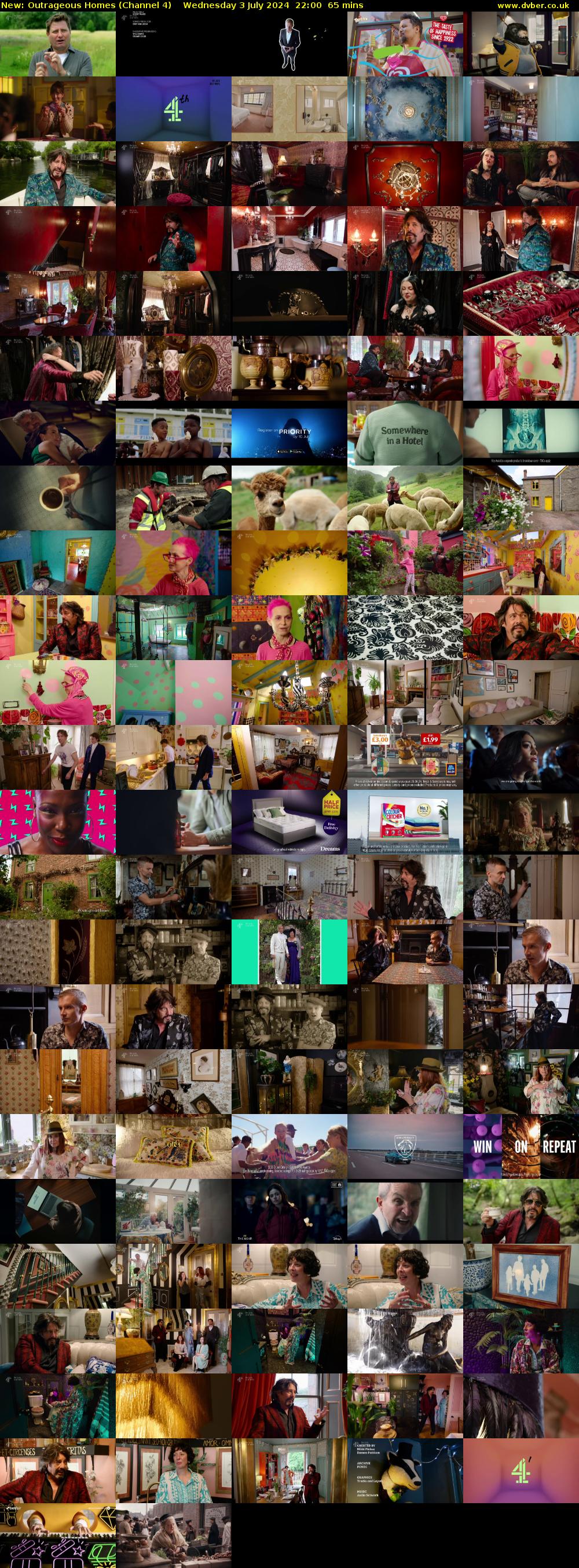 Outrageous Homes (Channel 4) Wednesday 3 July 2024 22:00 - 23:05