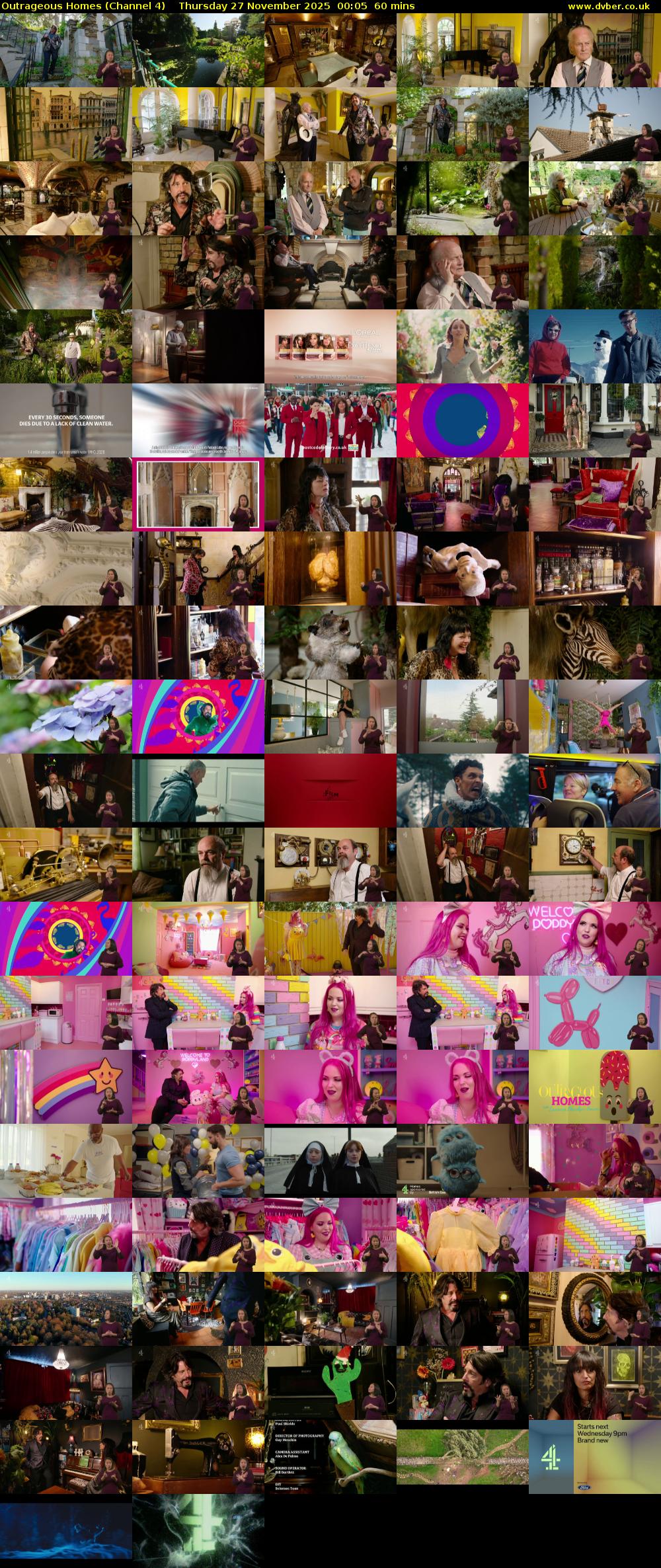 Outrageous Homes (Channel 4) Thursday 27 November 2025 00:05 - 01:05